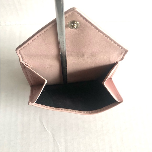 Balenciaga Blush Pink Leather Compact Wallet - Picture 6 of 10